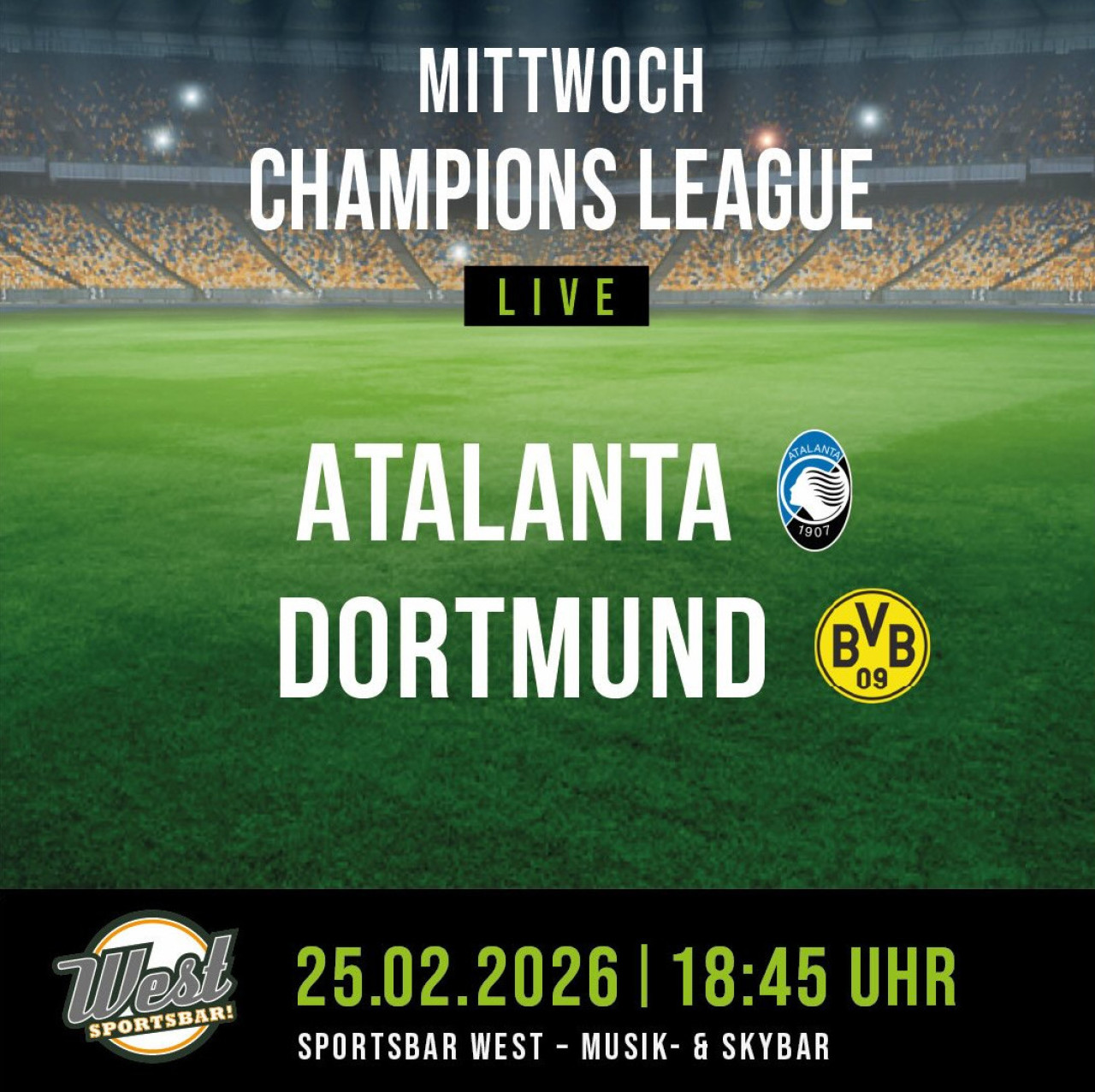 Heute gehts nach Bergamo!