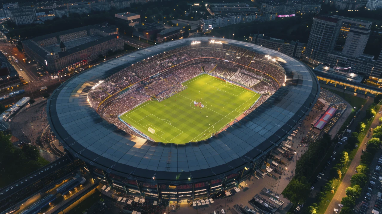 Europe League Final SC Freiburg Aston Villa watch in Dusseldorf