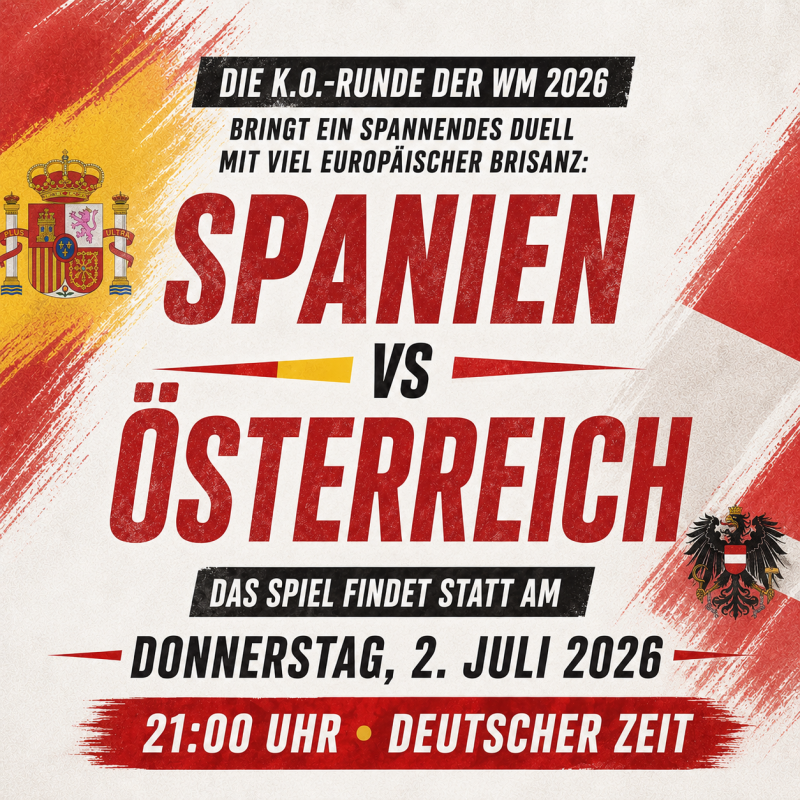 Spain vs Austria live in Düsseldorf – World Cup 2026 public viewing at Sportsbar West